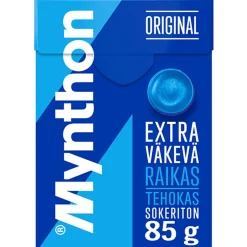 MYNTHON VÄKEVÄ SOKTON KURKKUPASTILLI 85 G