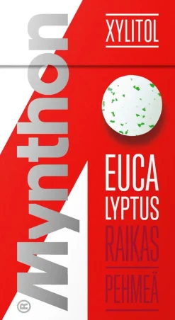 MYNTHON XYLITOL EUCALYPTUS +B-VITAMIINI, KALCIUM 31 G KSYLITOLIPASTILLI