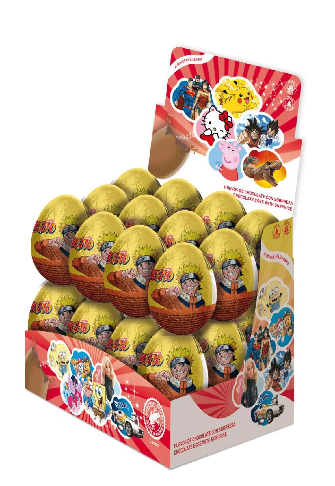 NARUTO SUKLAAYLLÄTYSMUNA 60 G