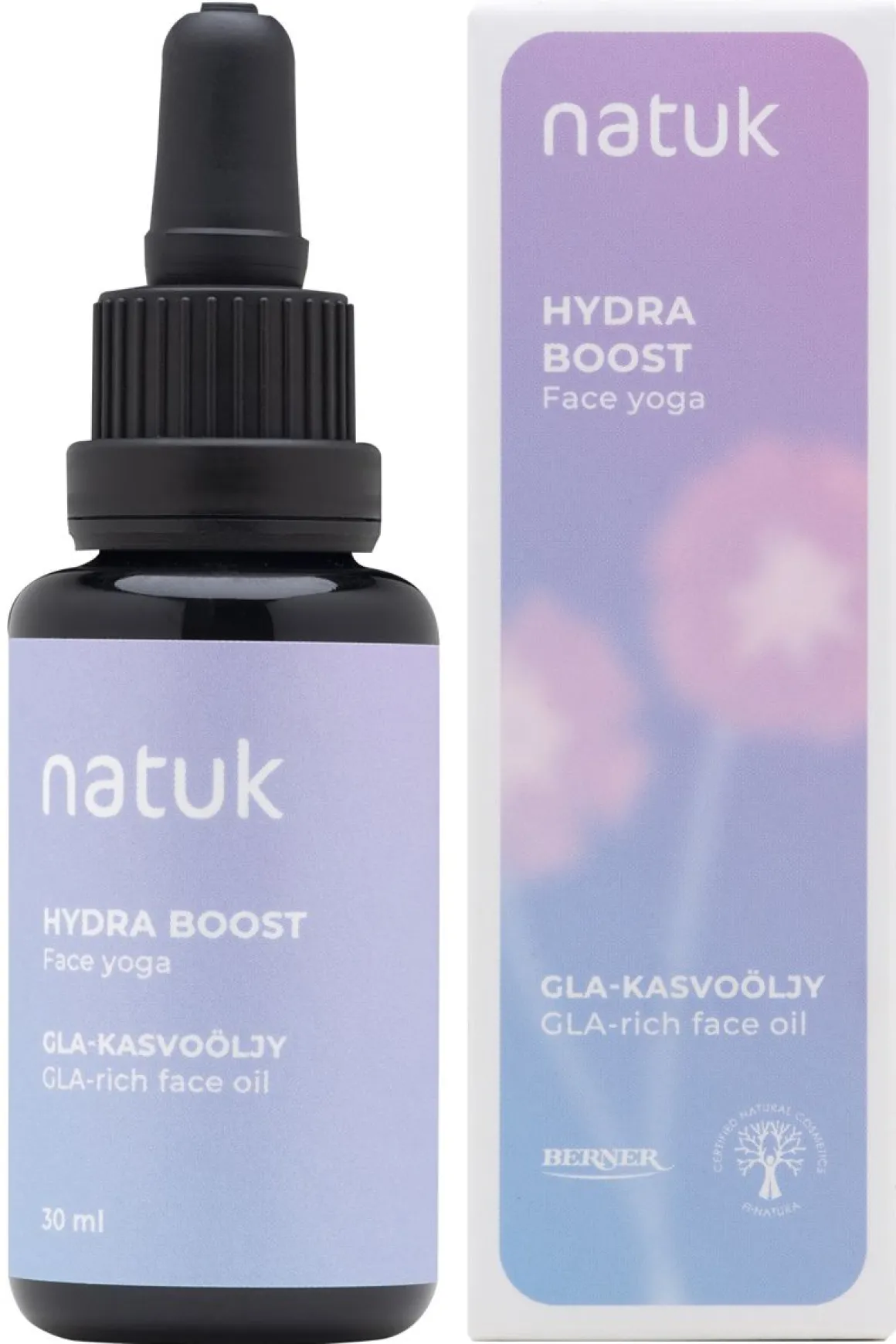 NATUK HYDRA BOOST GLA-KASVOÖLJY 30 ML