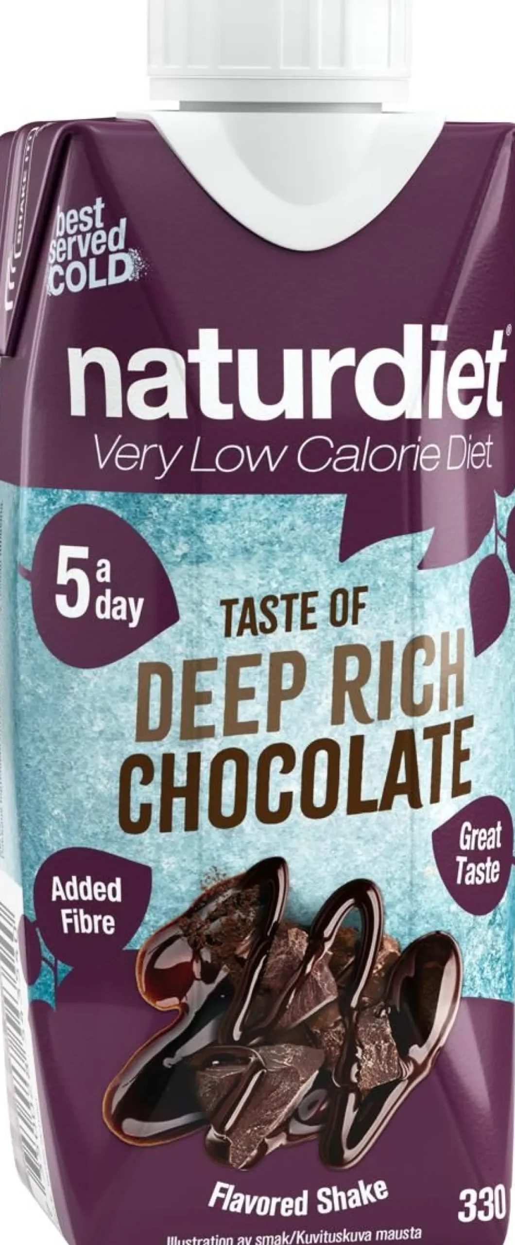 NATURDIET SHAKE SUKLAA 330 ML