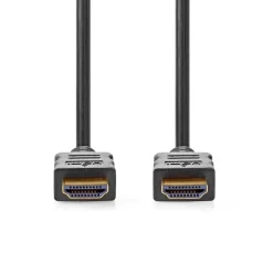 NEDIS HIGH SPEED HDMI-KAAPELI ETHERNET HDMI-LIITIN 1,5 M MUSTA