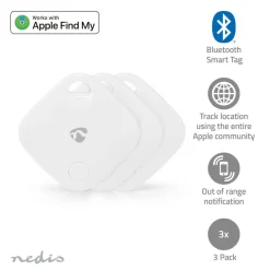 NEDIS AVAIMENPERÄPAIKANNIN | APPLE FIND MY - YHTEENSOPIVA | 3KP