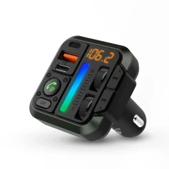 NEDIS BLUETOOTH FM-LÄHETIN CATR3024BK PD24 W PIKALATAUKSELLA