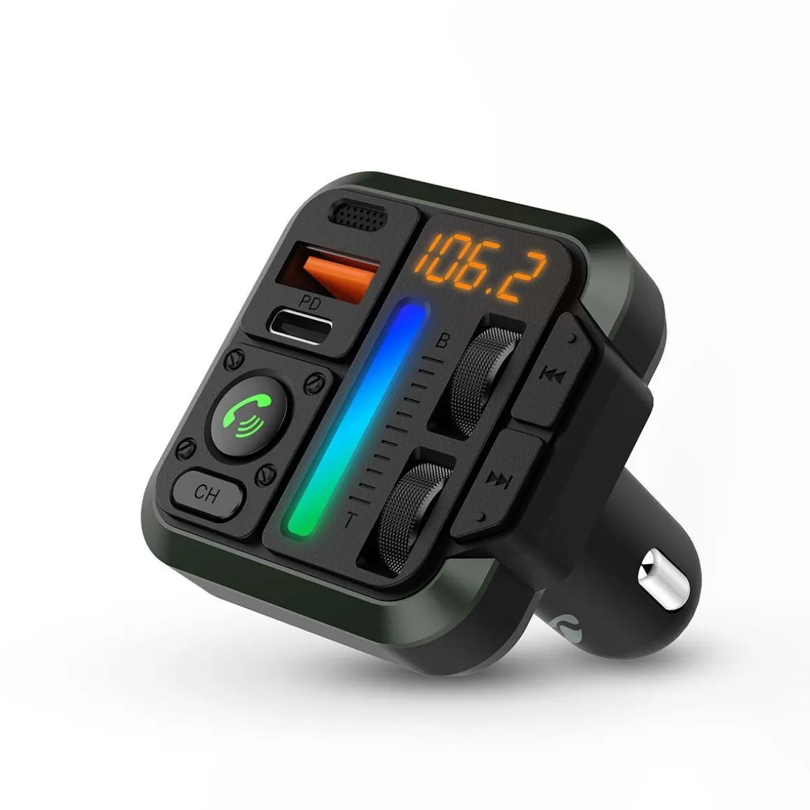 NEDIS BLUETOOTH FM-LÄHETIN CATR3024BK PD24 W PIKALATAUKSELLA