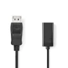 NEDIS DISPLAYPORT KAAPELI DISPLAYPORT UROS - HDMI NAARAS 0.20