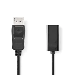 NEDIS DISPLAYPORT KAAPELI DISPLAYPORT UROS - HDMI NAARAS 0.20