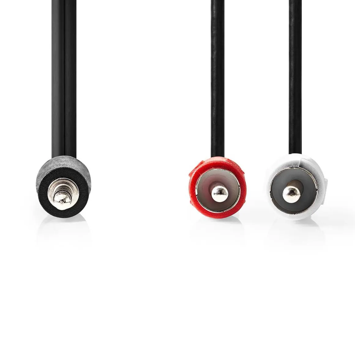 NEDIS STEREOÄÄNIKAAPELI 3.5 MM UROS - 2X RCA UROS 5 M MUSTA