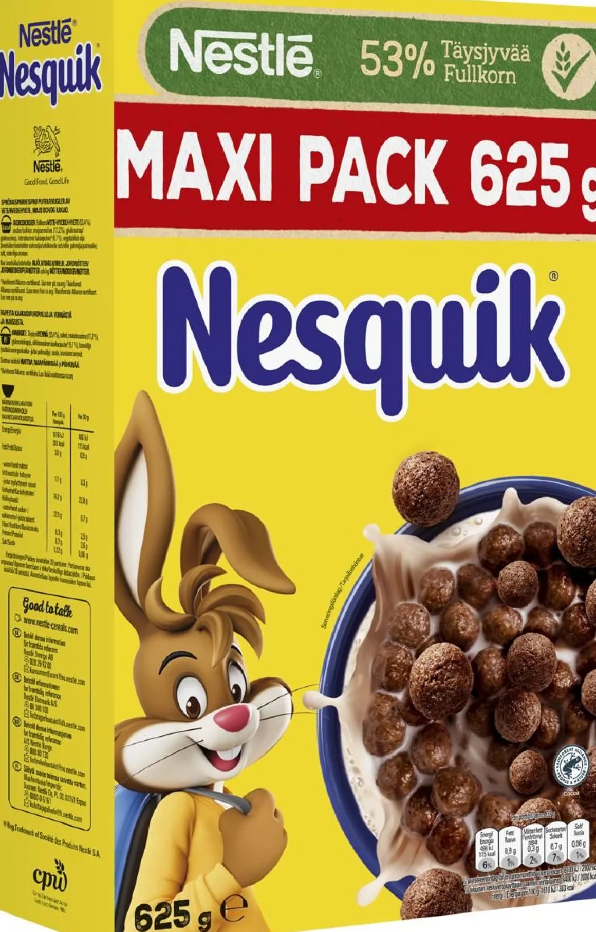NESTLE NESQUIK KAAKAOMUROT 625 G