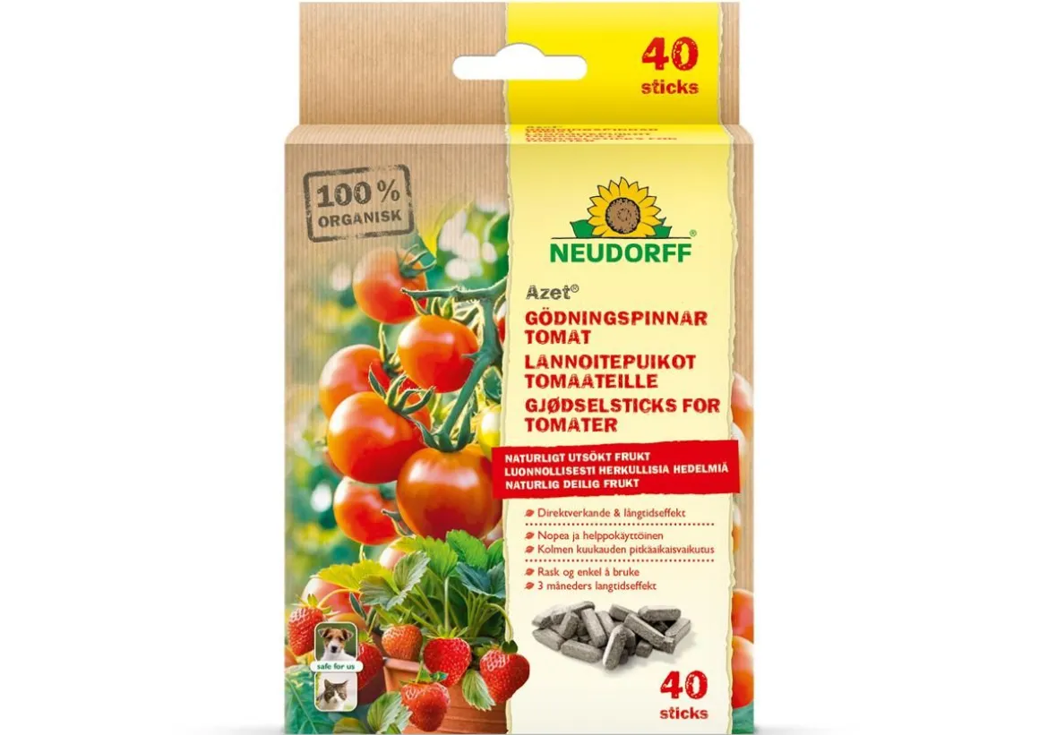NEUDORFF AZET LANNOITEPUIKOT TOMAATEILLE 40 KPL