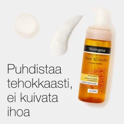 NEUTROGENA CLEAR&SOOTHE MOUSSE CLEANSER PUHDISTUSVAAHTO 150 ML