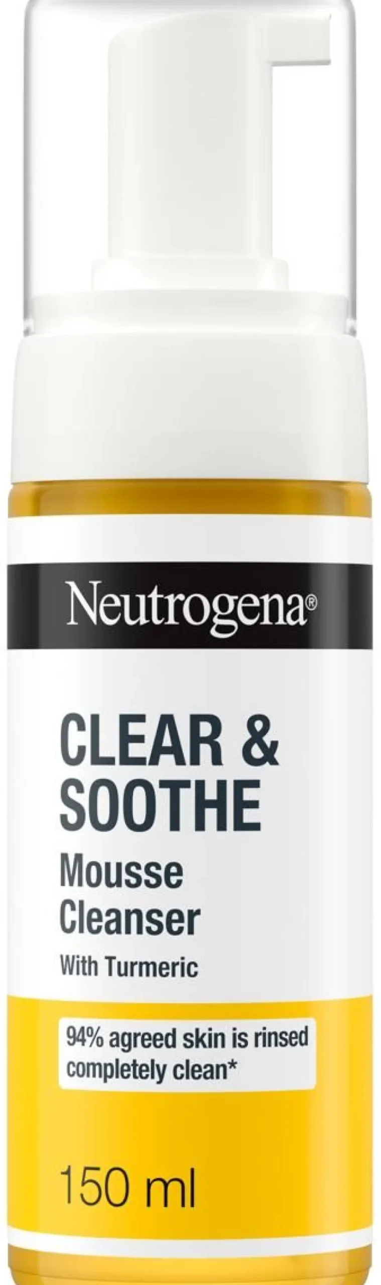 NEUTROGENA CLEAR&SOOTHE MOUSSE CLEANSER PUHDISTUSVAAHTO 150 ML