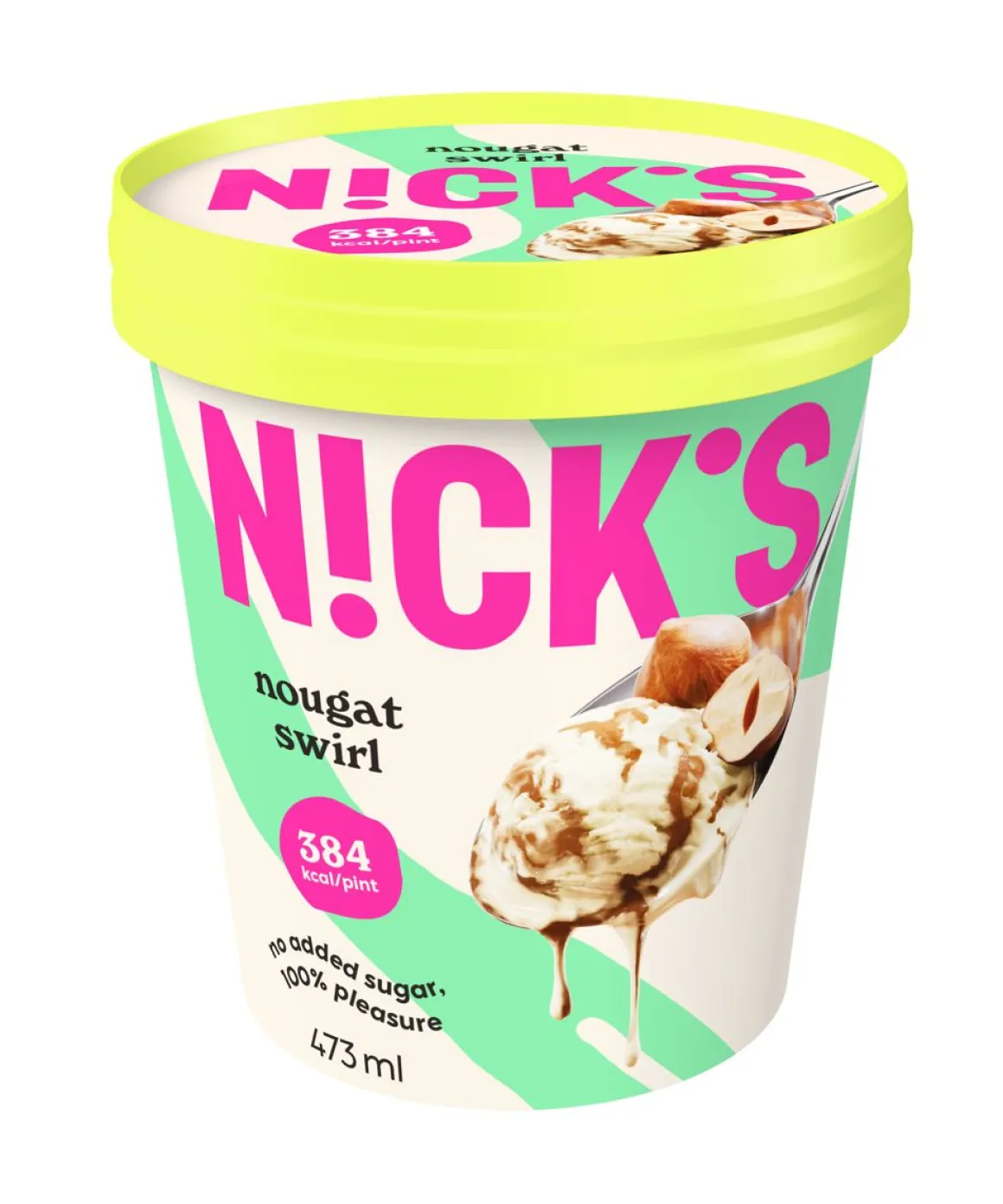 NICK'S JÄÄTELÖ NOUGAT SWIRL 473 ML