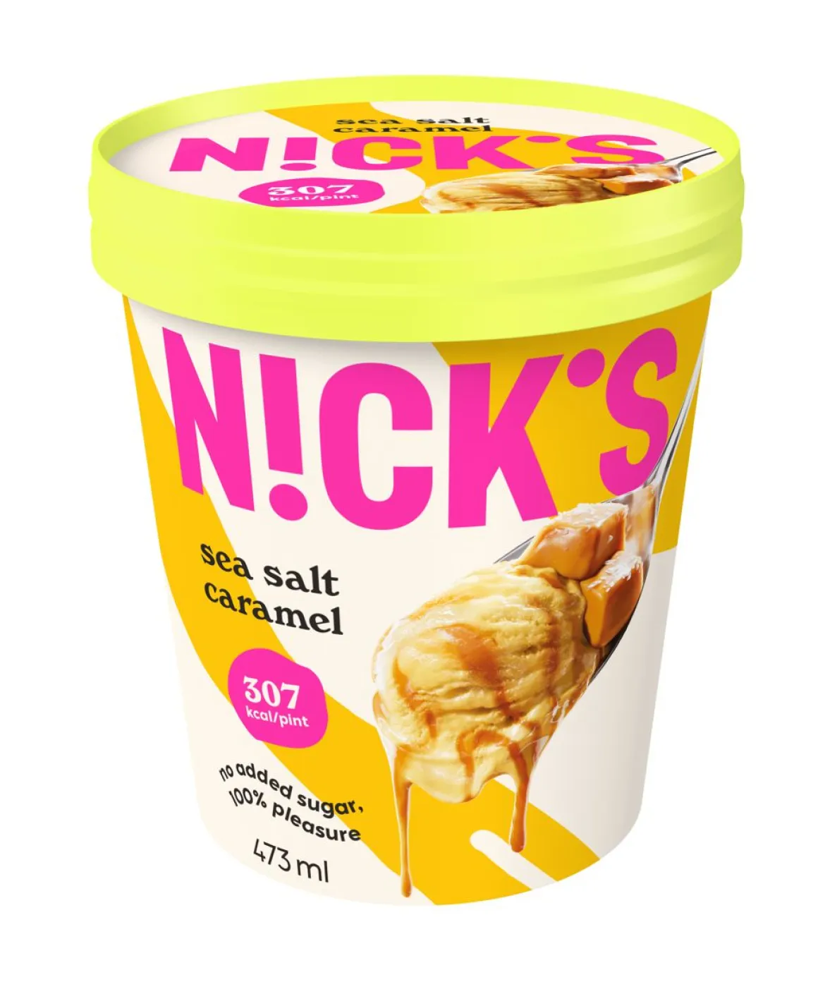 NICK'S JÄÄTELÖ SEA SALT CARAMEL 473 ML