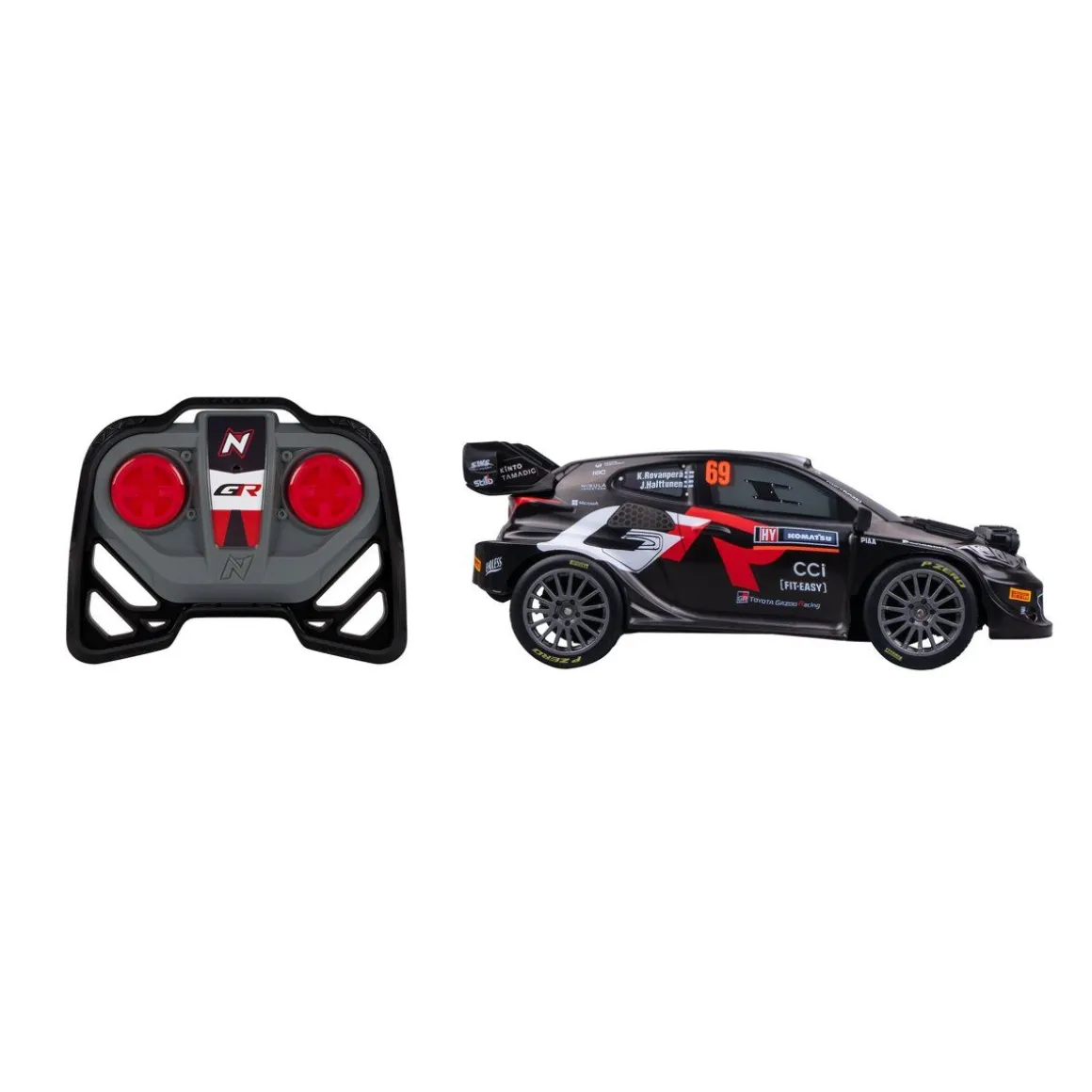 NIKKO 1:18 NIGHT MODE RC TOYOTA GAZOO RACING ROVANPERÄ SWEDEN R