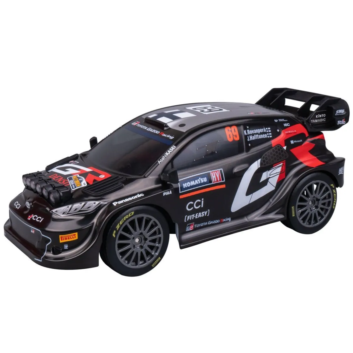 NIKKO 1:18 NIGHT MODE RC TOYOTA GAZOO RACING ROVANPERÄ SWEDEN R