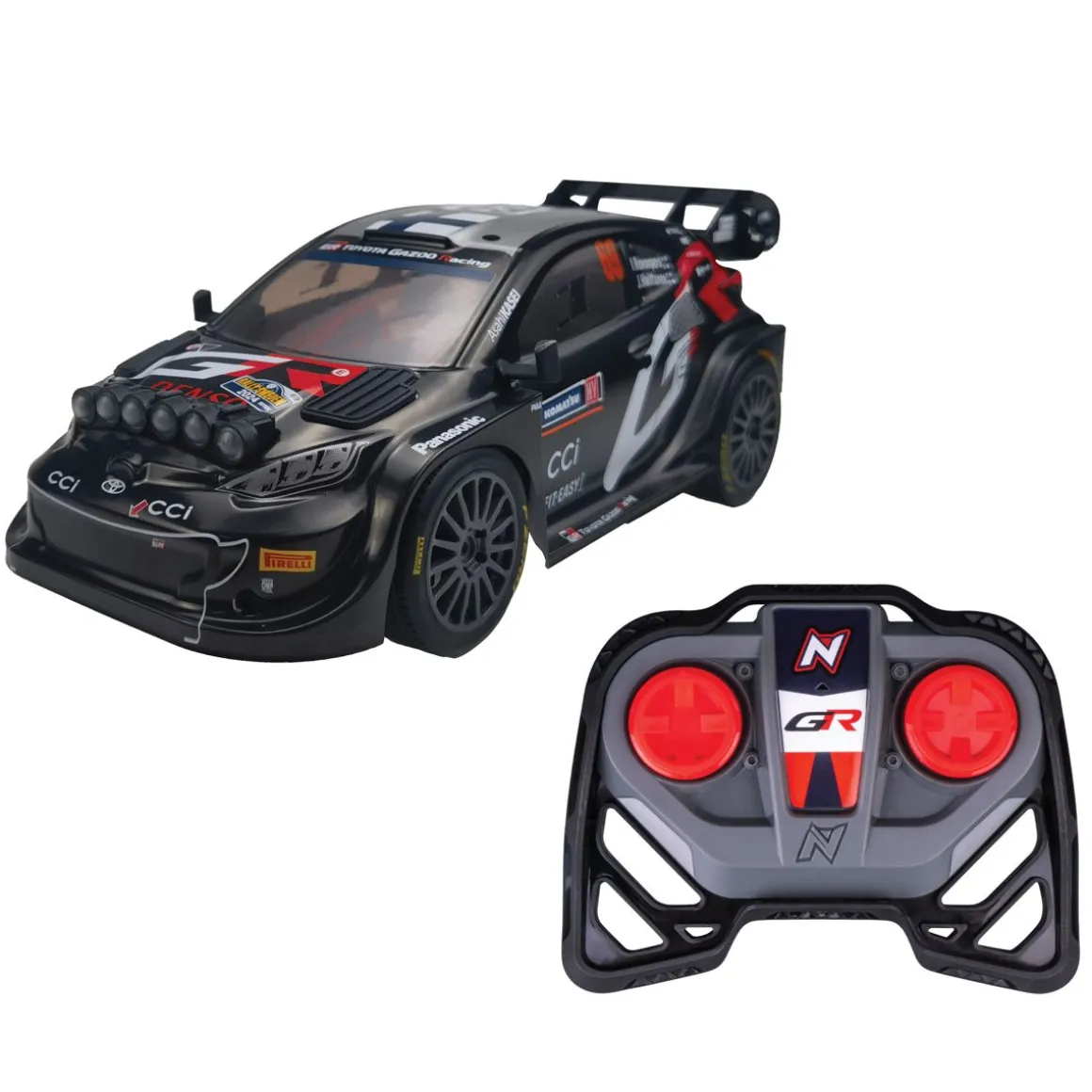 NIKKO 1:18 NIGHT MODE RC TOYOTA GAZOO RACING ROVANPERÄ SWEDEN R