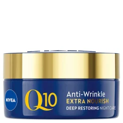 NIVEA Q10 ANTI-WRINKLE EXTRA NOURISH DEEP RESTORING NIGHT CREA 5
