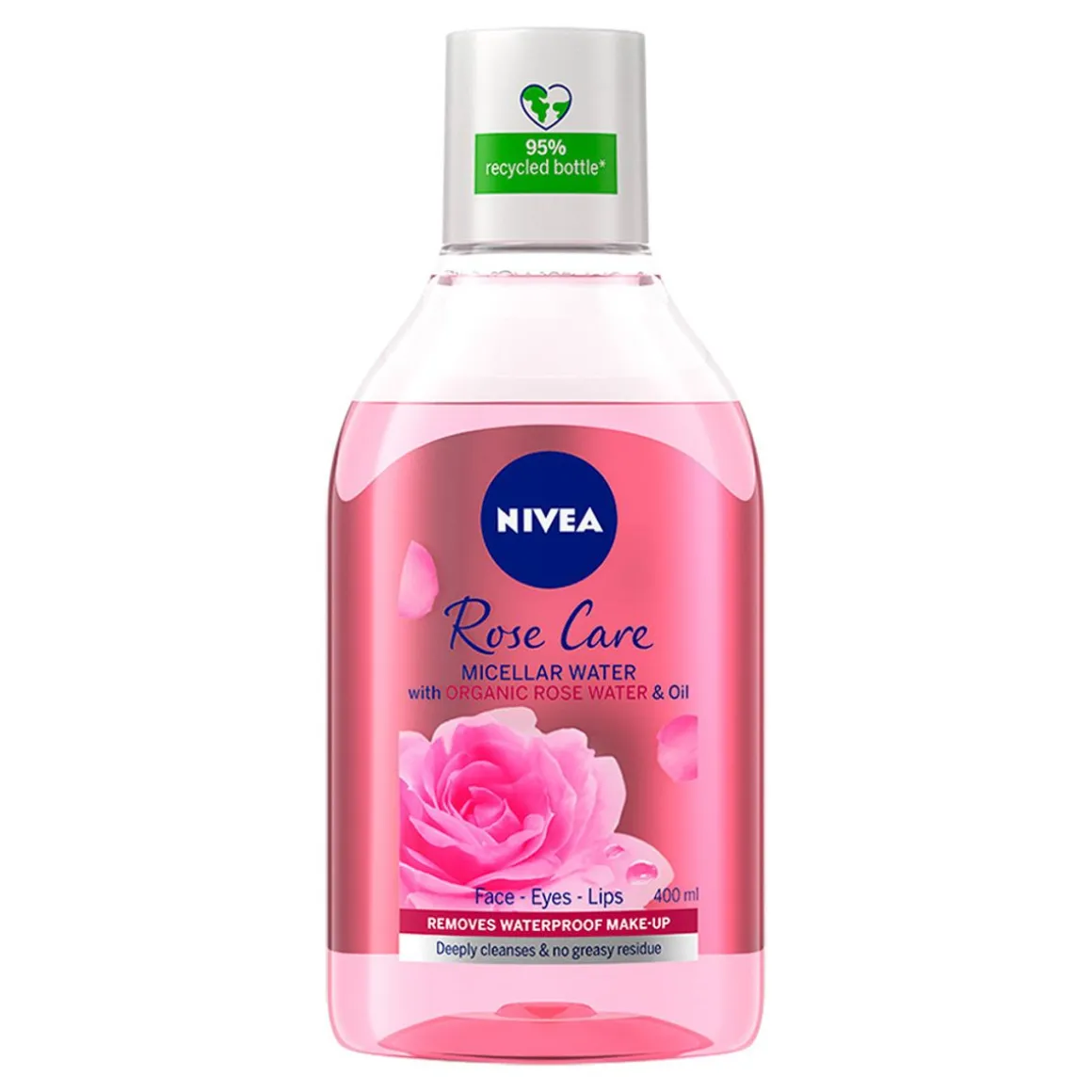 NIVEA MICELLAR PUHDISTUSVESI ROSE 400 ML