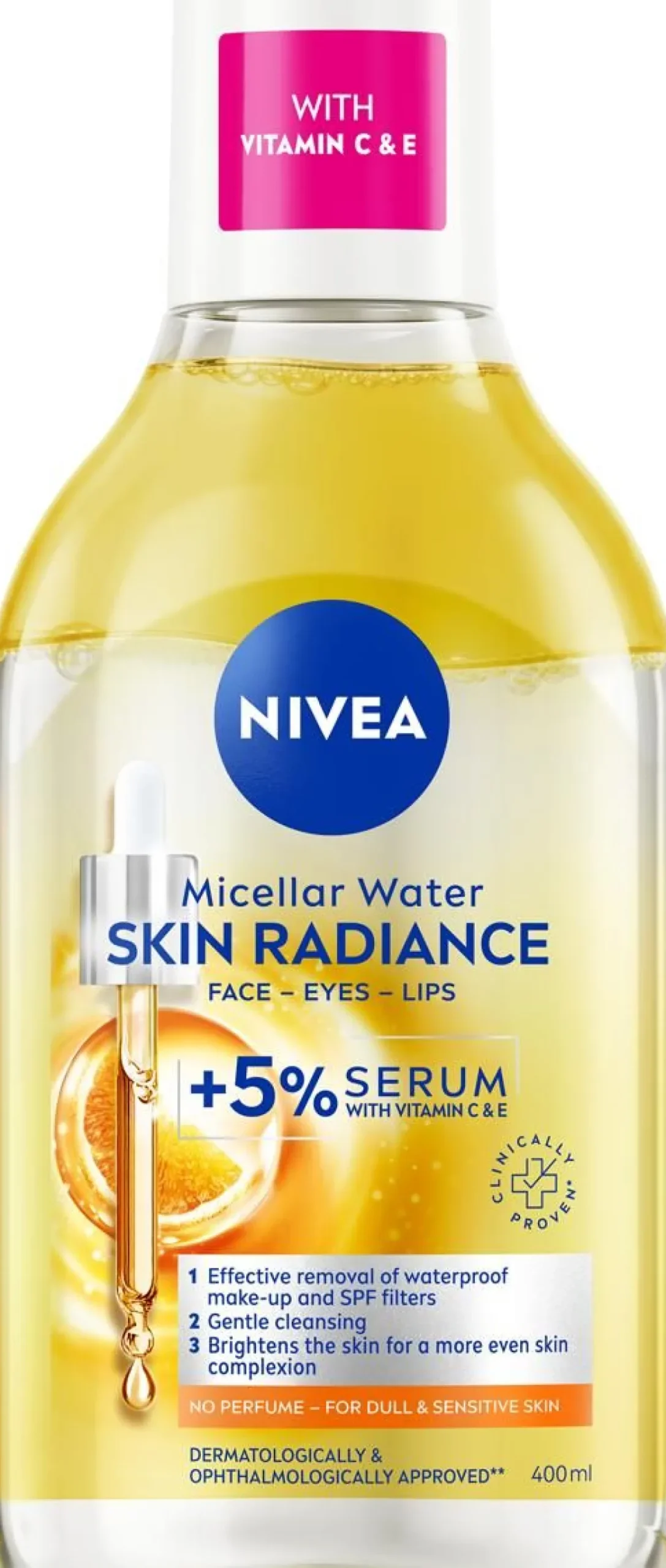 NIVEA SKIN GLOW MICELLAR WATER MISELLIVESI 400 ML