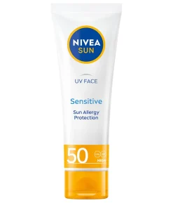 NIVEA SUN AURINKOSUOJA SK50 FACE SOOTHING SENSITIVE 50 ML