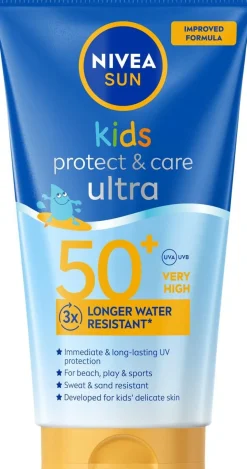 NIVEA SUN KIDS ULTRA PROTECT&PLAY SUN CREAM SK50+ AURINKOSUOJAV 150 M