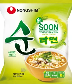 NONG SHIM INSTANT NOODLES SOON VEGGIE RAMYUN MILD 112 G