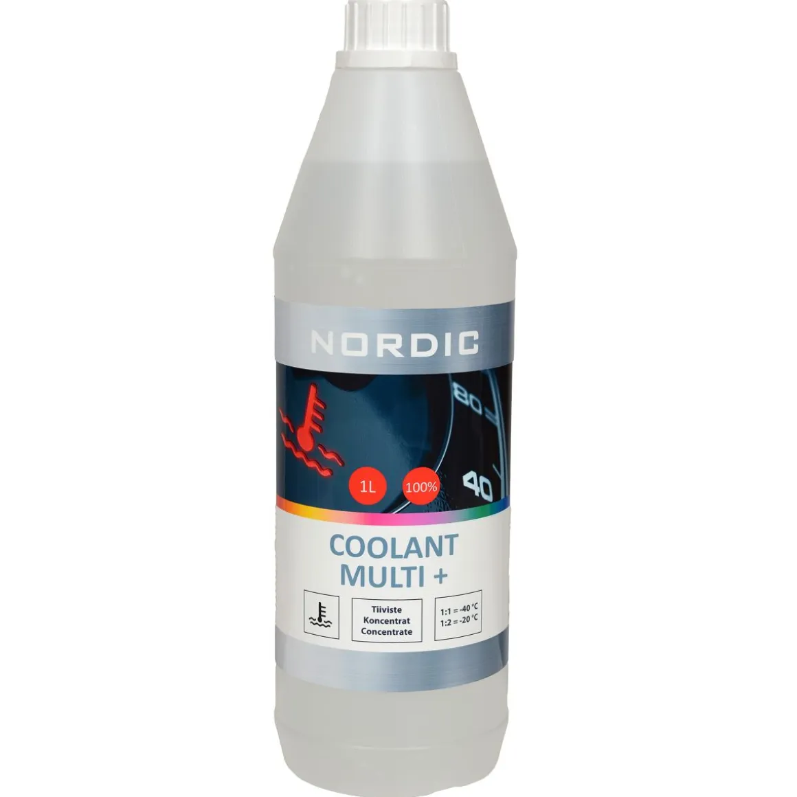 NORDIC JÄÄHDYTINNESTE LISÄYSNESTE MULTI+ 100% 1 L