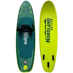 NORDLAND ACTIVE SUP-LAUTA 320X76X15CM ISTUIMELLA VIHREÄ-VALKOINEN