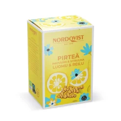 NORDQVIST PIRTEÄ VIHREÄ TEE, INKIVÄÄRI & SITRUS 20X1,5G, LUOMU 3