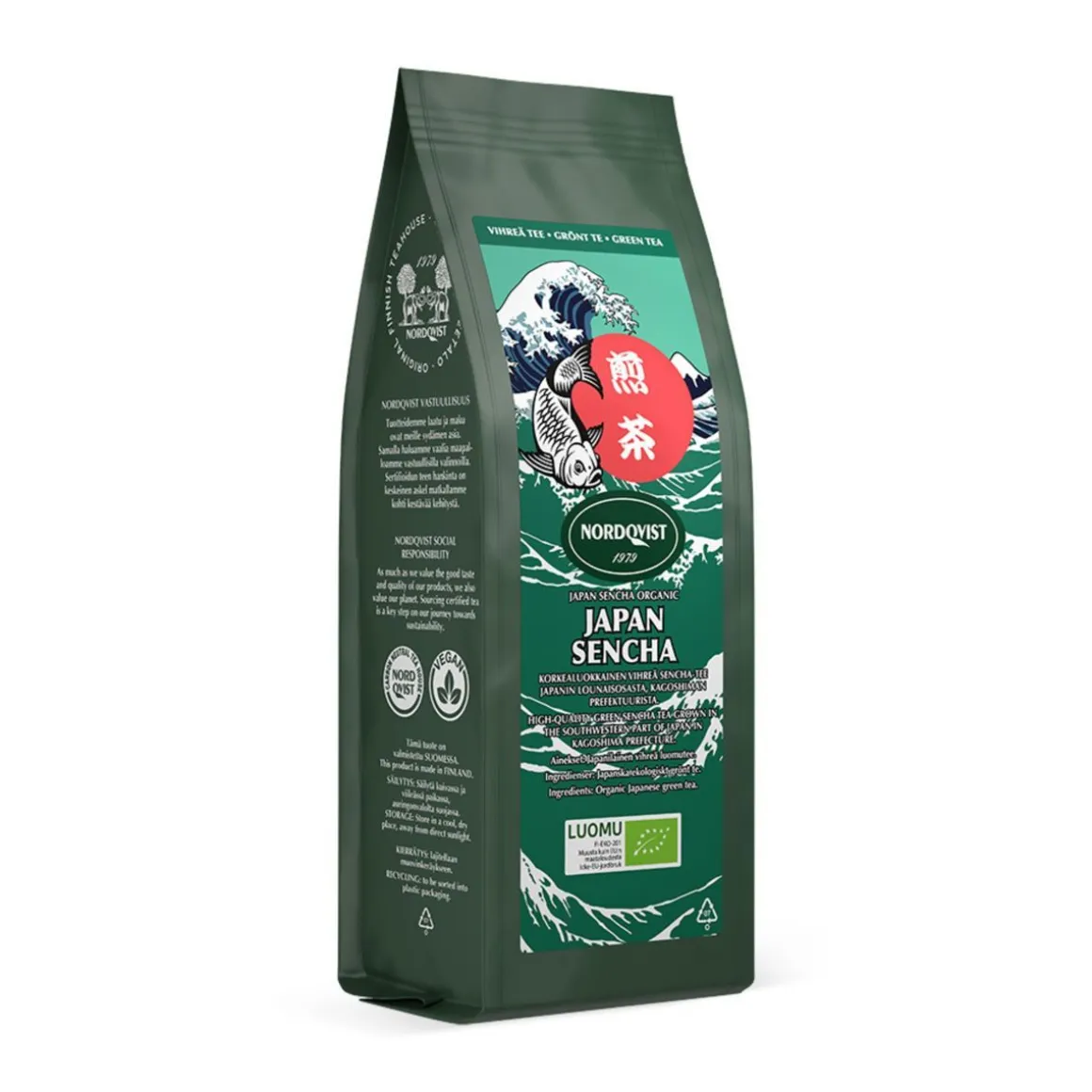 NORDQVIST VIHREÄ TEE JAPAN SENCHA LUOMU 80 G