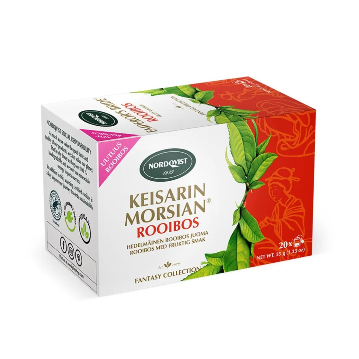 NORDQVIST KEISARIN MORSIAN ROOIBOS 20X1,75G RFA 35 G