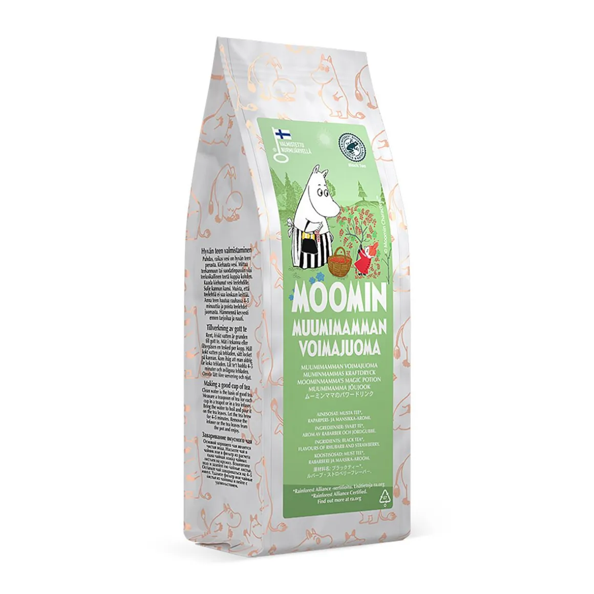 NORDQVIST MUUMI MUUMIMAMMAN VOIMAJUOMA MAUSTETTU MUSTA TEE 80 G