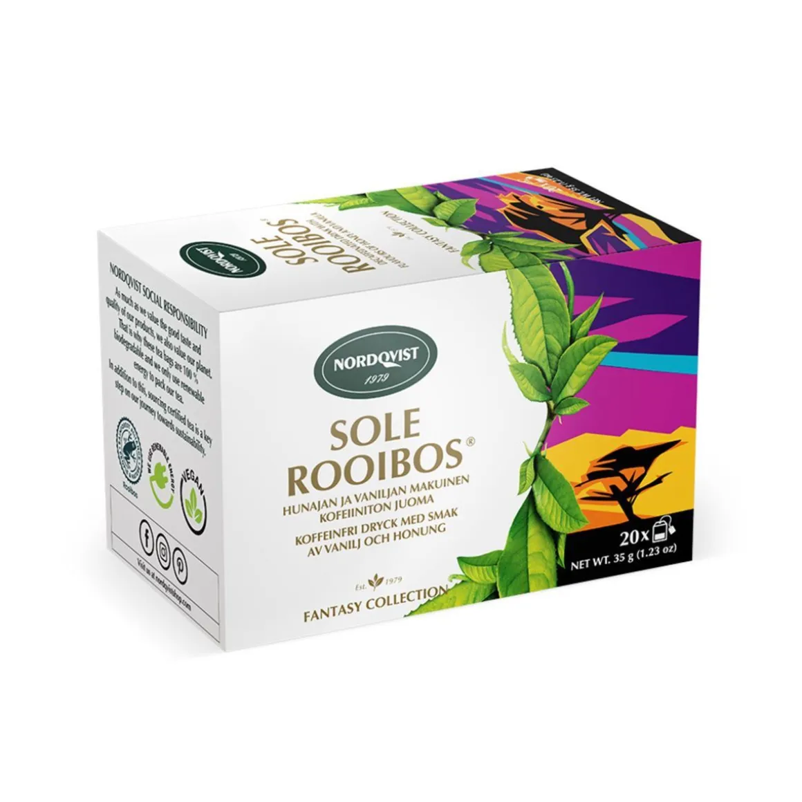 NORDQVIST SOLE ROOIBOS 20PS 35 G