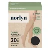 NORLYN COMFY POLVISUKKA 20DEN 2PR, MUSTA