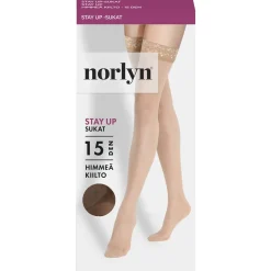 NORLYN SATIN CONTROL 15 DEN SUKKAHOUSUT, 1210 BLACK 44-48