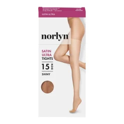 NORLYN SATIN ULTRA 15 DEN SUKKAHOUSUT, 9202 POWDER 44-48