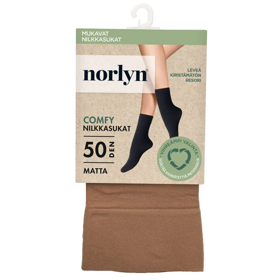 NORLYN COMFY 50DEN NILKKASUKKA 36-41 9202 PUUTERI