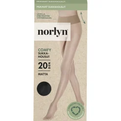 NORLYN COMFY 20DEN SUKKAHOUSUT 48-52 1210 MUSTA