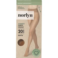 NORLYN COMFY 20DEN SUKKAHOUSUT 48-52 9202 PUUTERI