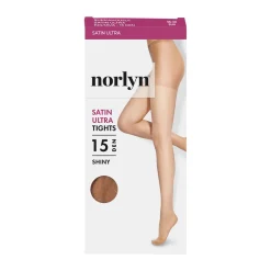 NORLYN SATIN ULTRA 15 DEN SUKKAHOUSUT SUN 36-40