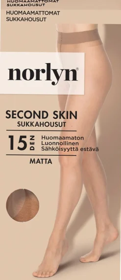 NORLYN SECOND SKIN 15 DEN SUKKAHOUSUT 44-48, 9204 SUN