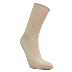 N. SAUMATON KIRISTÄMÄTÖN PUUVILLASUKKA BEIGE 37-39