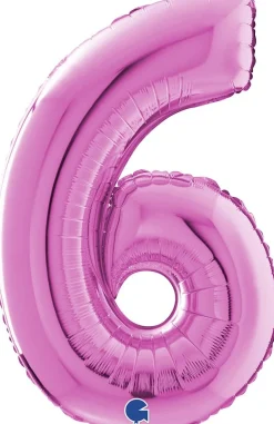 NUMEROFOLIO 6 PINKKI 70 CM