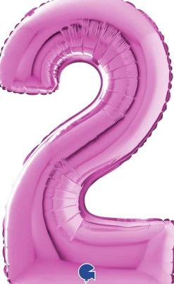NUMEROFOLIO 2 PINKKI 70 CM