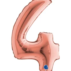 NUMEROFOLIO 4 RUUSUKULLANVÄRINEN PUHALLETTAVA 35 CM