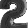 NUMEROFOLIO 2 MUSTA 70 CM
