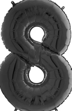 NUMEROFOLIO 8 MUSTA 70 CM