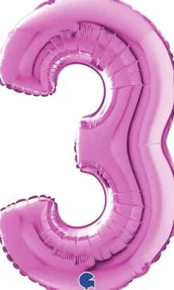 NUMEROFOLIO 3 PINKKI 70 CM