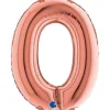 NUMEROFOLIO 0 RUUSUKULLANVÄRINEN PUHALLETTAVA 35 CM